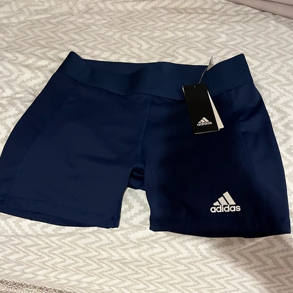 adidas Originals Shorts Adidas Navy Blue Spandex Poshmark